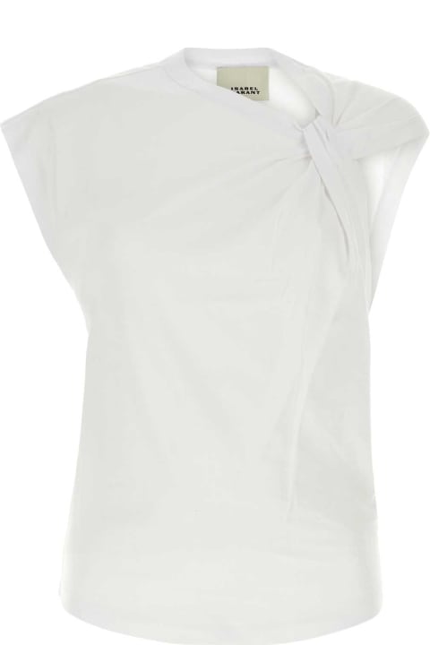 Isabel Marant for Women Isabel Marant White Cotton Nayda T-shirt
