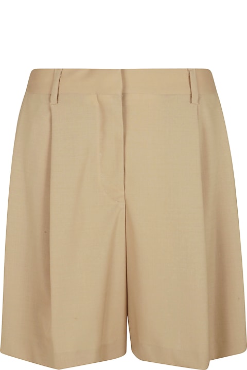 Clothing for Women Maison Flaneur Wide Leg Plain Trouser Shorts
