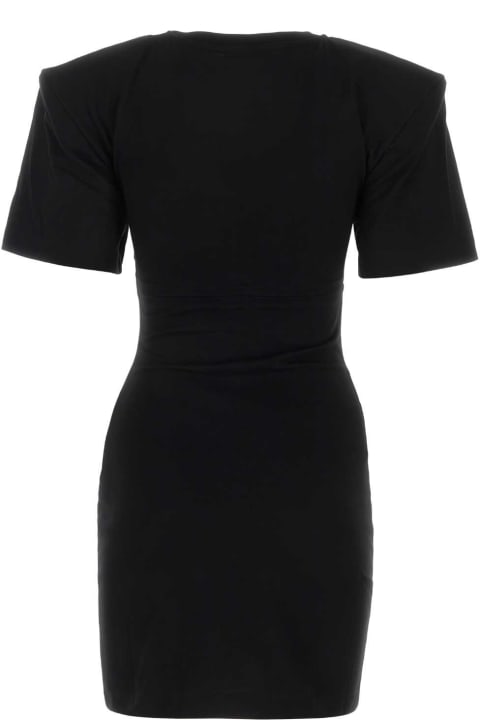 Nensi Dojaka Dresses for Women Nensi Dojaka Black Cotton Mini Dress