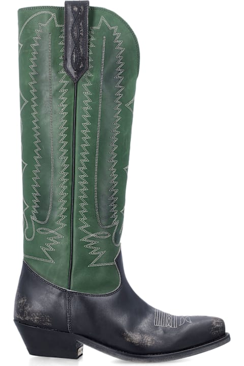 Golden Goose Wish Star Leather Boots