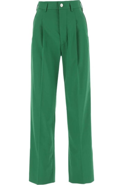 ウィメンズ Kochéのパンツ＆ショーツ Koché Green Polyester Blend Wide-leg Pant