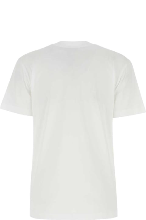 ウィメンズ Patouのトップス Patou White Cotton T-shirt