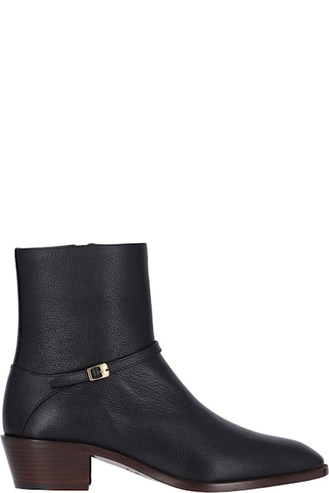 Boots Sale for Men Valentino Garavani 'pat' Kid Ankle Boots