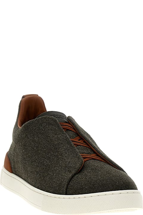 Zegna for Men Zegna 'triple Stitch' Sneakers