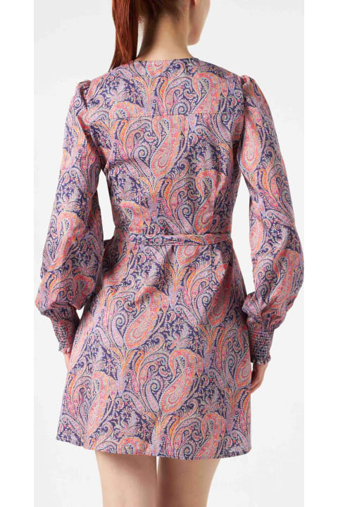 MC2 Saint Barth for Women MC2 Saint Barth Cotton Short Dress Brilly With Liberty Print | Made With Liberty Fabric