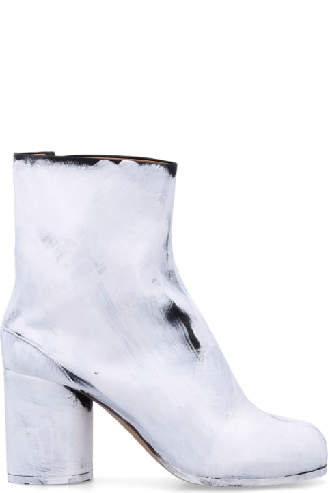 Maison Margiela Boots for Women Maison Margiela Tabi Paint Boots