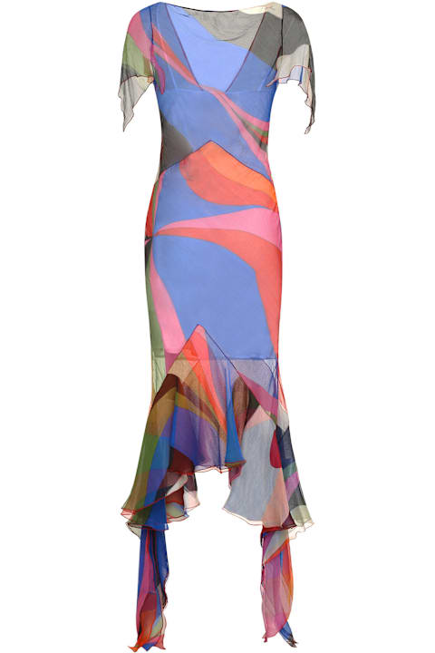 Vacation Wardrobe for Women Pucci Printed Silk Dress