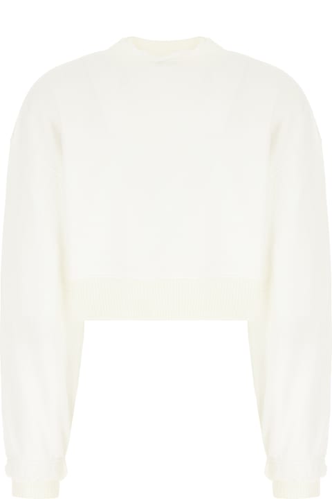 Alexander McQueen Clothing for Women Alexander McQueen Ivory Cotton Sweatshirt