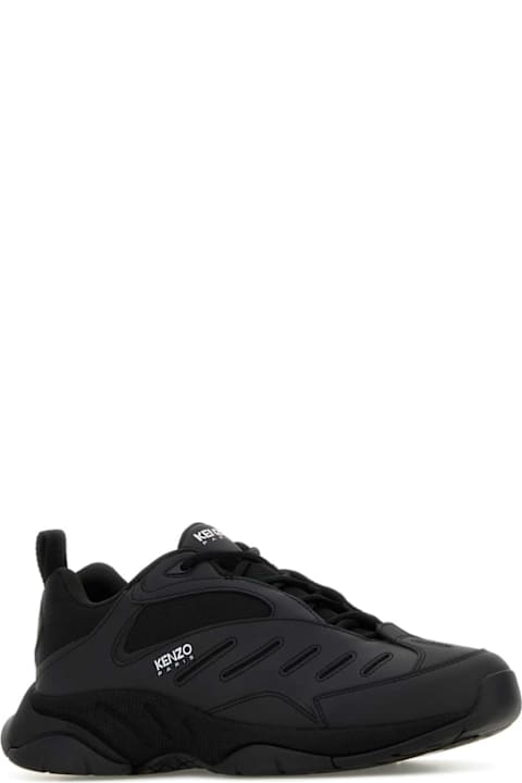 Kenzo for Men Kenzo Black Fabric And Synthetic Leather Kenzo X-trainer Sneakers