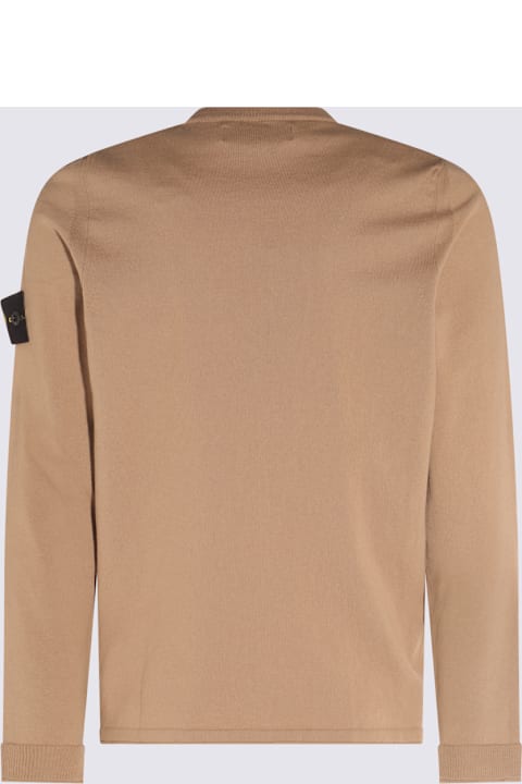 Sweaters for Men Stone Island Biscuit Cotton Knitwear
