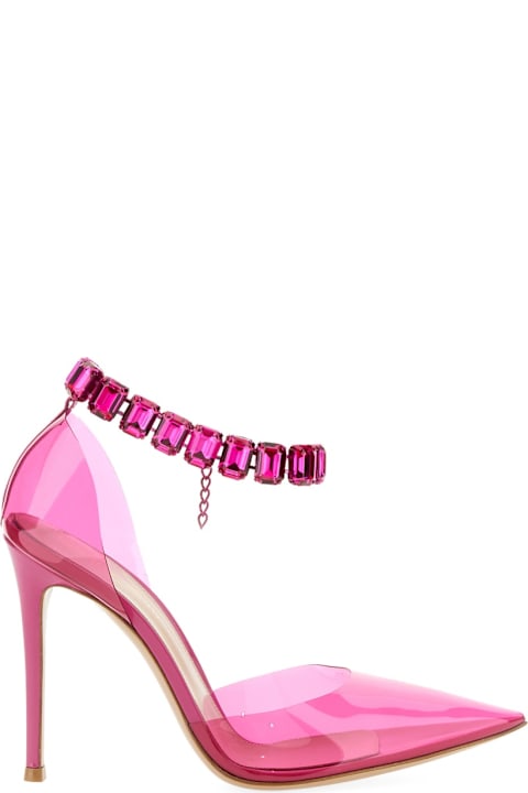 Homeware Gianvito Rossi Sandal With Crystals
