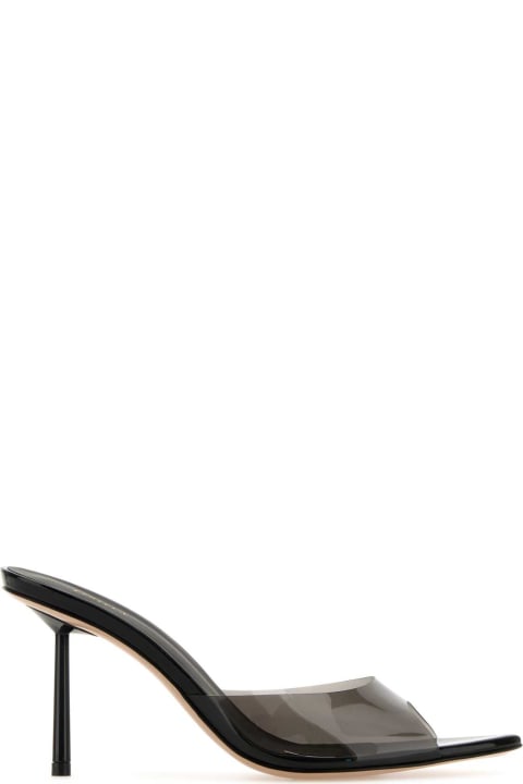 Le Silla Sandals for Women Le Silla Black Pvc Bella Mules
