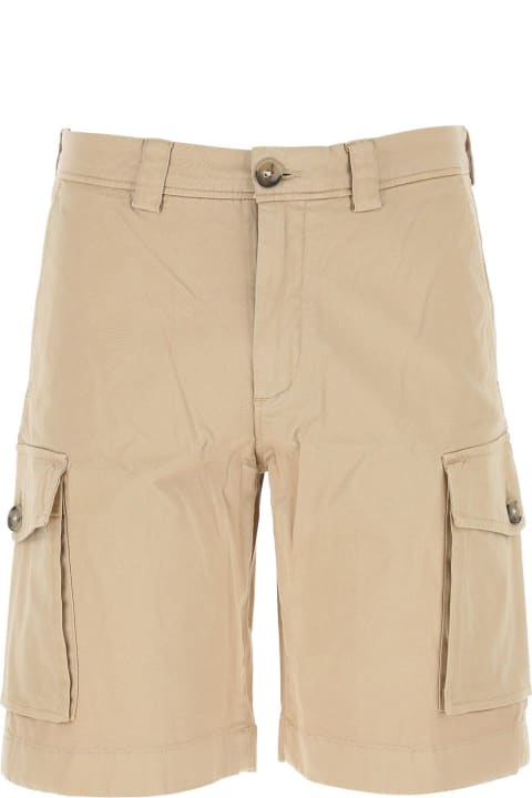 Woolrich Pants for Men Woolrich Beige Stretch Cotton Bermuda Shorts