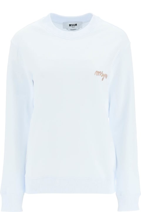 MSGM for Women MSGM Logo Crewneck Sweatshirt