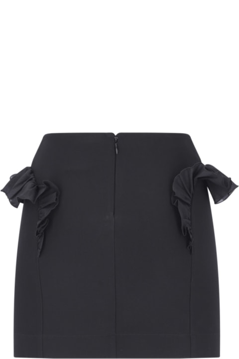 Nensi Dojaka Skirts for Women Nensi Dojaka Ruffle Detail Mini Skirt