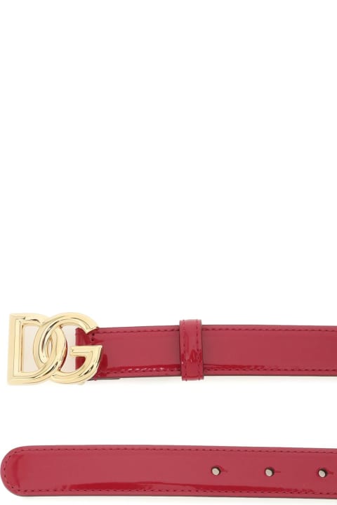 ウィメンズ ベルト Dolce & Gabbana Belt With Logo Buckle