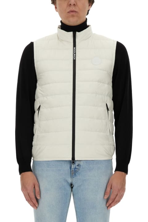 メンズ Woolrichのコート＆ジャケット Woolrich Down Vest With Logo