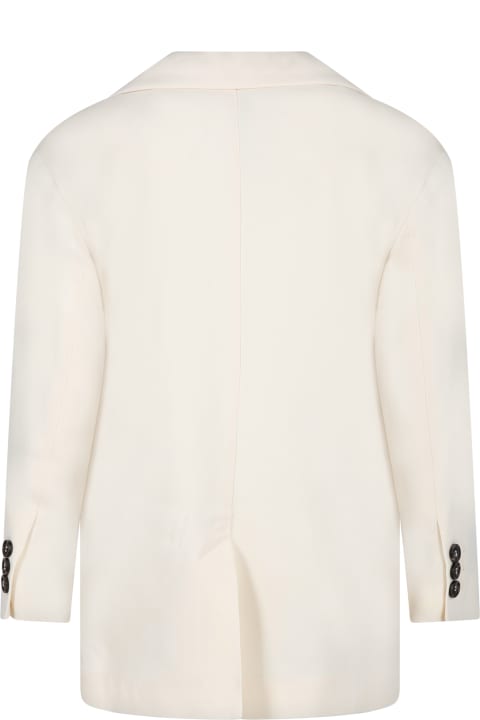 Douuod Coats & Jackets for Girls Douuod White Jacket For Girl