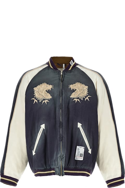 Mihara Yasuhiro لـ Men Mihara Yasuhiro 'souvenir' Bomber Jacket