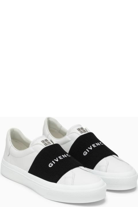 Shoes Sale for Men Givenchy White Sneakers With Logo Band