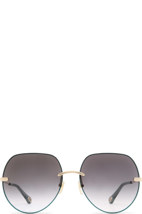 Ch0135s Gold Sunglasses