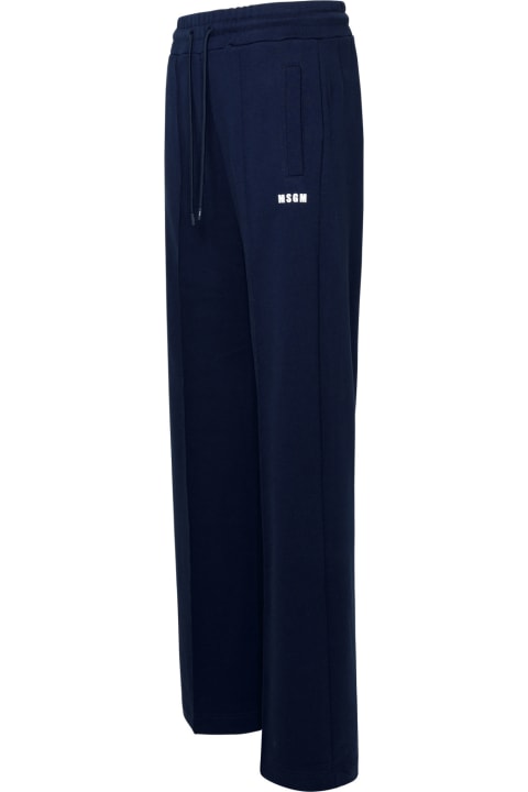 MSGM for Women MSGM Blue Cotton Pants