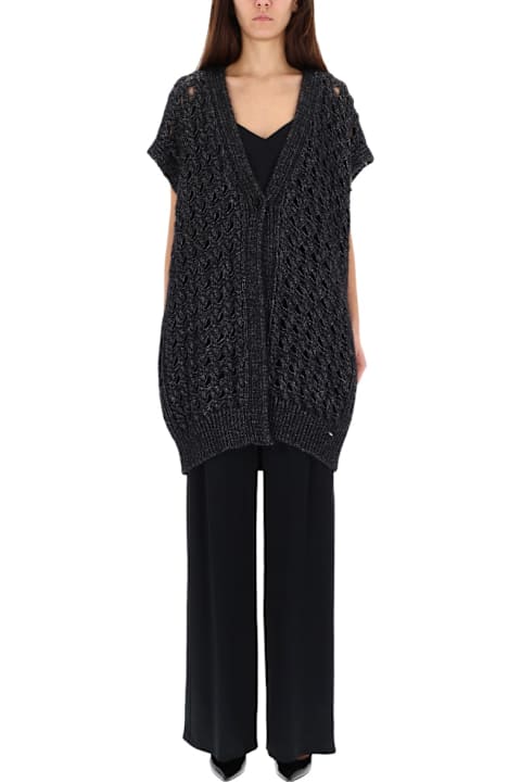 Herno for Kids Herno Vest With Perforated Workmanship