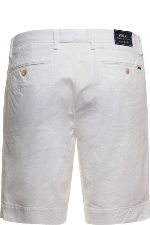 Fashion for Men Polo Ralph Lauren Polo Ralph Lauren Man's White Cotton Bermuda Shorts