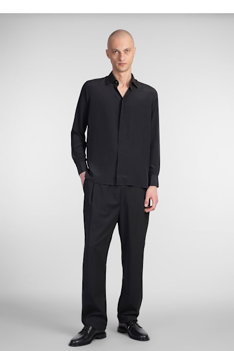 Laneus for Women Laneus Shirt In Black Silk