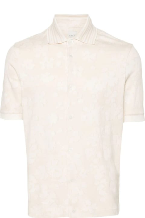 Paul Smith Shirts for Men Paul Smith Mens Floral Jacquard Shirt