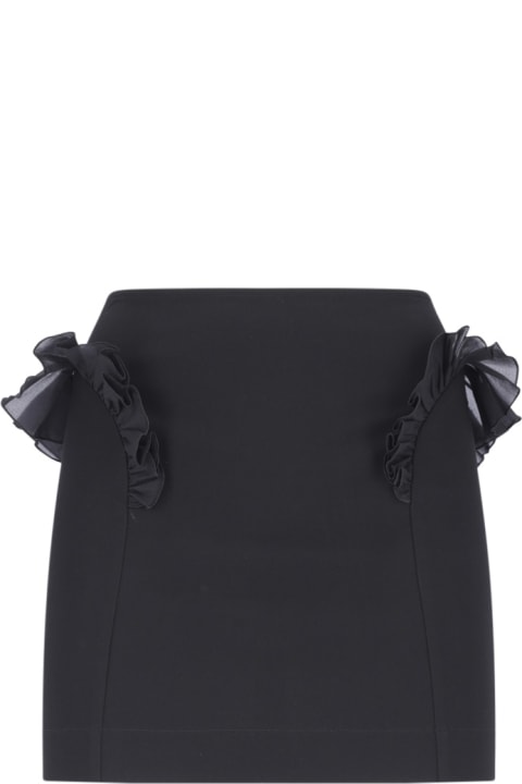 Nensi Dojaka Skirts for Women Nensi Dojaka Ruffle Detail Mini Skirt
