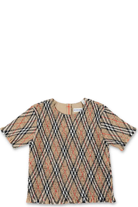 Homeware Burberry Kid - Check Cotton Top