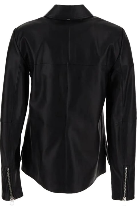 SportMax Coats & Jackets for Women SportMax Gel Leather Jacket