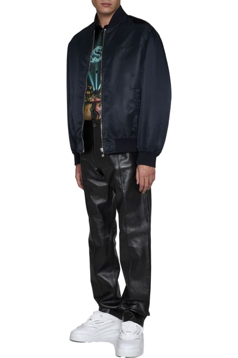 Versace Coats & Jackets for Men Versace 'city Lights' Bomber Jacket