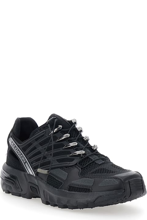 Salomon Sneakers 'acs Pro Shell' Black With Technical Details In Tech Fabric Men