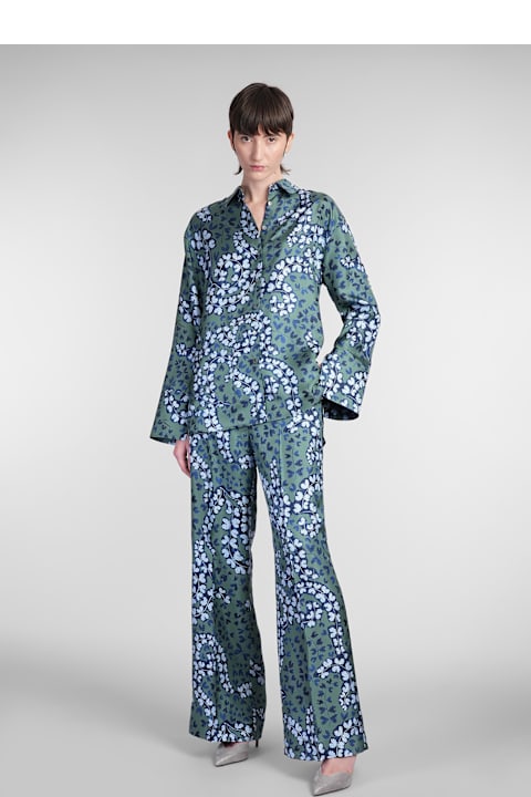 Lanvin for Women Lanvin Shirt In Green Silk