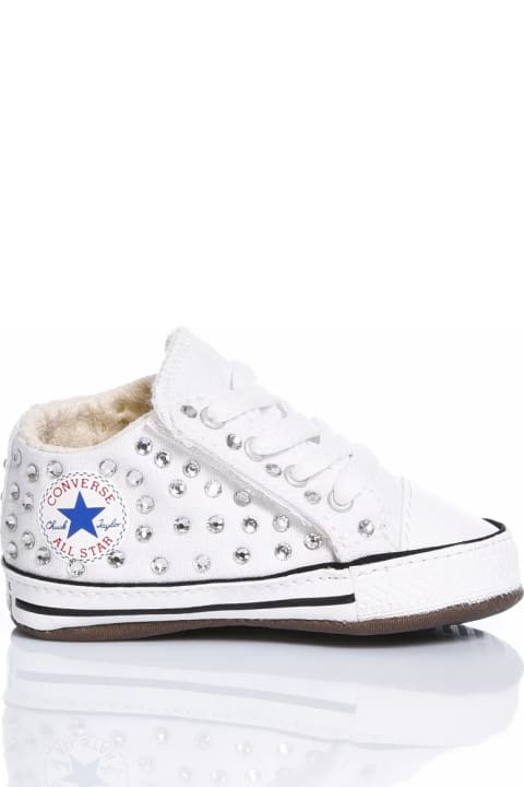 Shoes for Girls Mimanera Swarovski-embellished Converse For Newborns