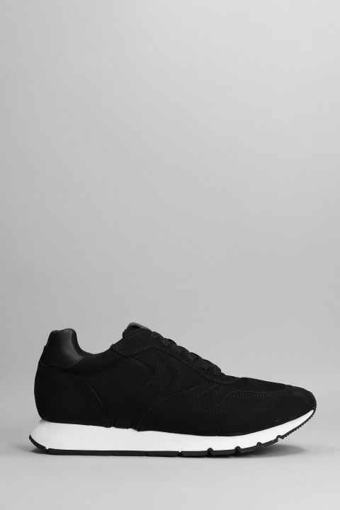 Liam Pump Sneakers In Black Nubuck