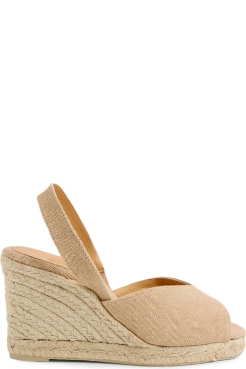 Castañer Sandals for Women Castañer Brisa Espadrilles In Beige Cotton