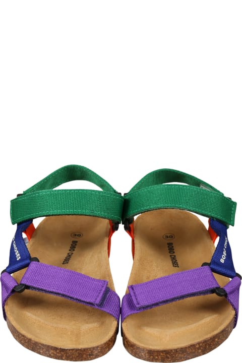ボーイズ Bobo Chosesのシューズ Bobo Choses Multicolor Sandals For Kids With Logo