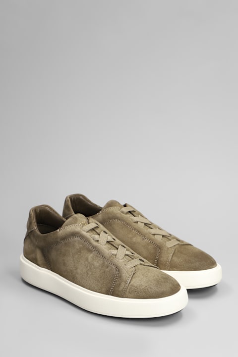 Officine Creative Sneakers for Men Officine Creative Slouch 001 Sneakers In Green Leather