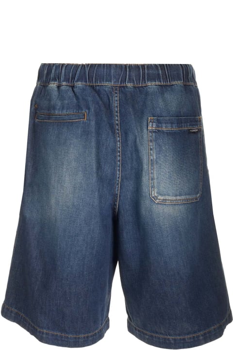 Valentino Pants for Men Valentino Denim Bermuda Shorts