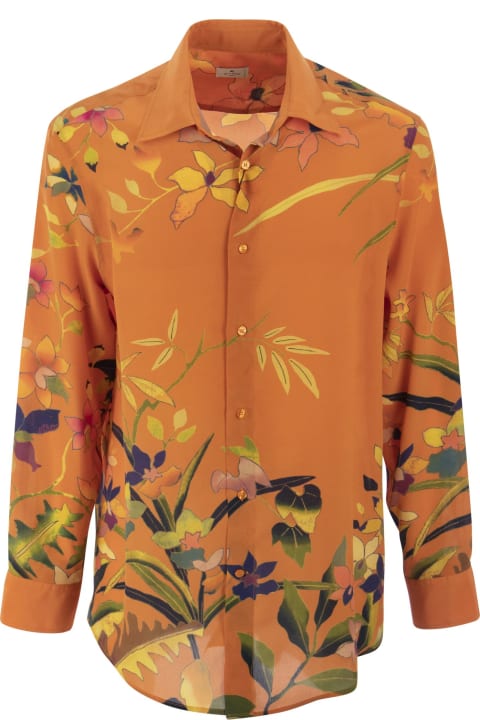 Ramage Floral Silk Shirt
