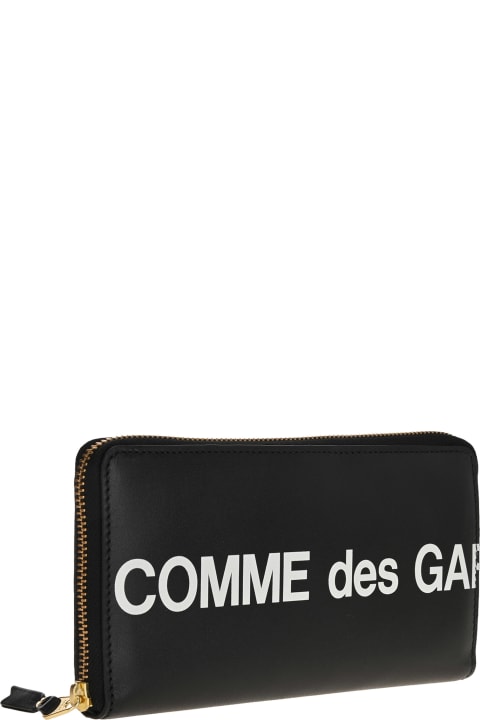 Comme des Garçons Wallet for Women Comme des Garçons Wallet Logo-print Continental Wallet