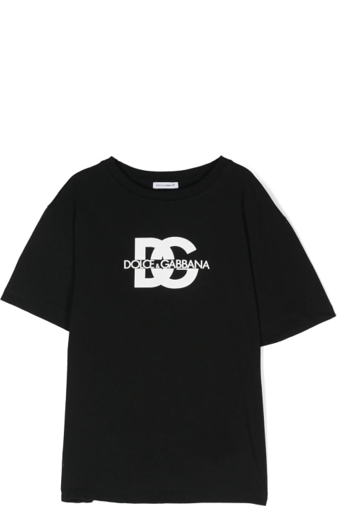Dolce & Gabbana for Girls Dolce & Gabbana Dolce & Gabbana T-shirts And Polos Black