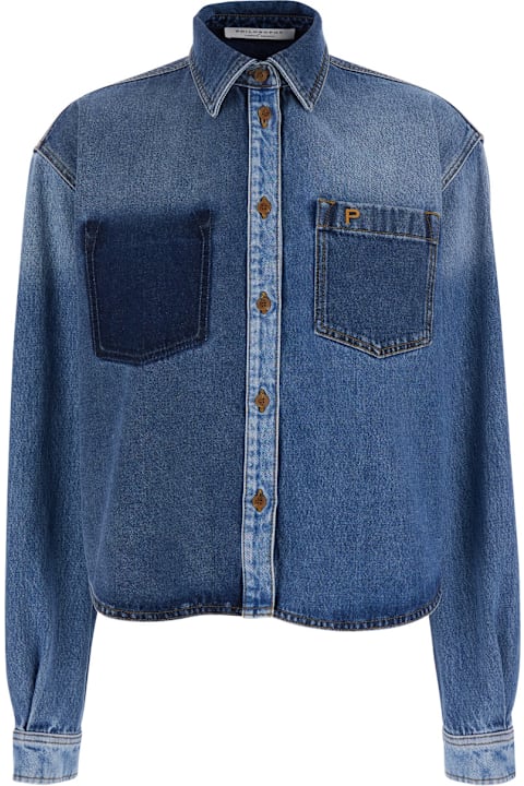 أدوات منزلية Philosophy di Lorenzo Serafini Denim Shirt