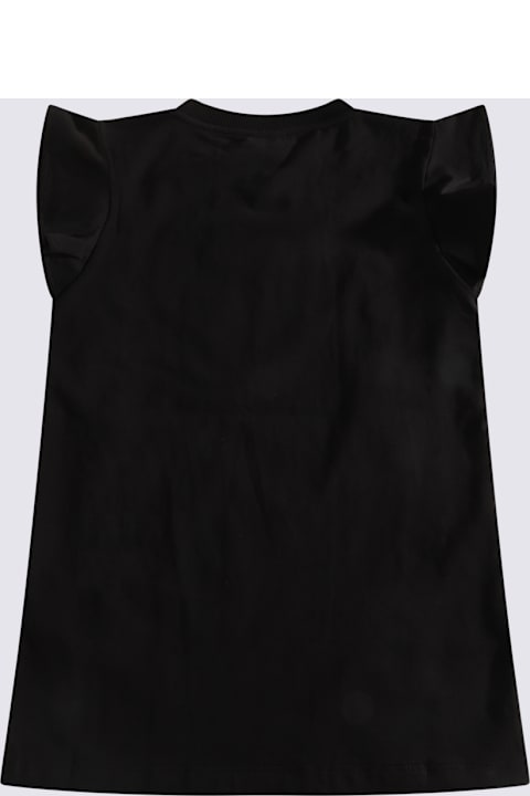 Moschino Jumpsuits for Boys Moschino Black Multicolour Cotton Blend Dress