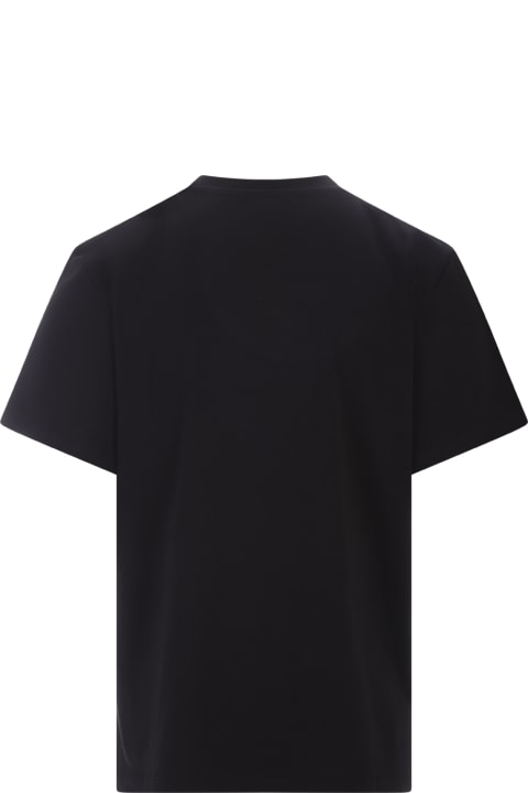 Clothing for Men Alexander McQueen Black T-shirt With Seal Logo