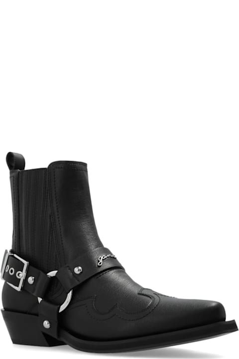 Ganni Boots for Women Ganni Chelsea Ankle Boots