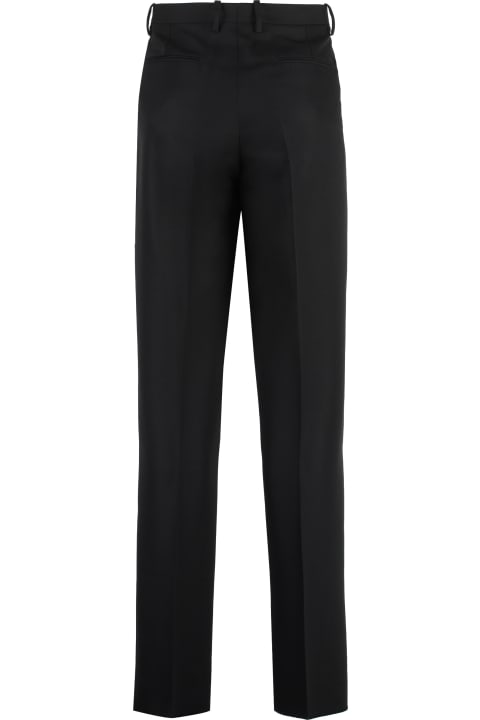 Pants for Men Off-White Wool Tailored Trousers
